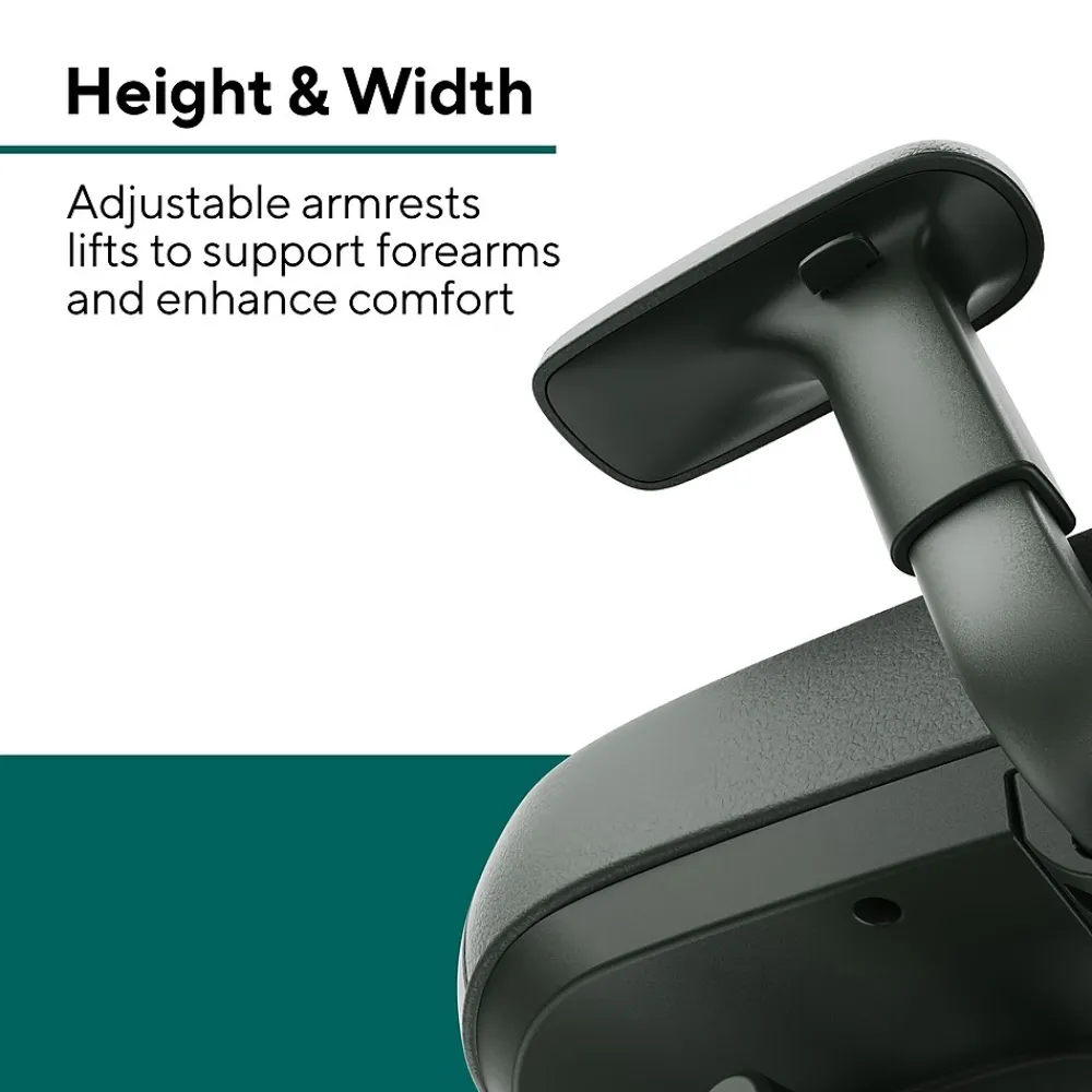 Office Chairs*Workplace 2.0 Workplace2.0 Health™ Bedford Polyurethane/Nylon Task Chair, Black (WP62574)