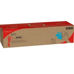 GeneralClean L30 Nylon Cleaning Wipers, 16.4" x 9.8", White, 100 Wipers/Box (05800)<WypAll Hot