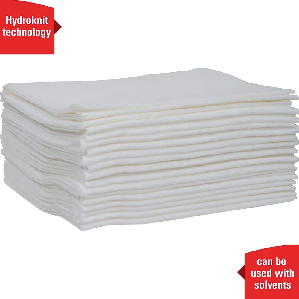GeneralClean X60 Cleaning Cloths, 12.5" x 10", White, 70 Sheets/Pack, 8/Carton (41083)<WypAll New