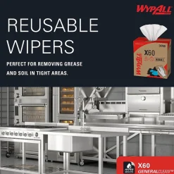 GeneralClean X60 Fabric Cleaning Wipers, 16.8