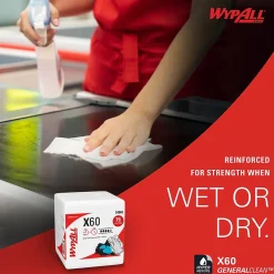 GeneralClean X60 Nylon Cleaning Wipers, 12