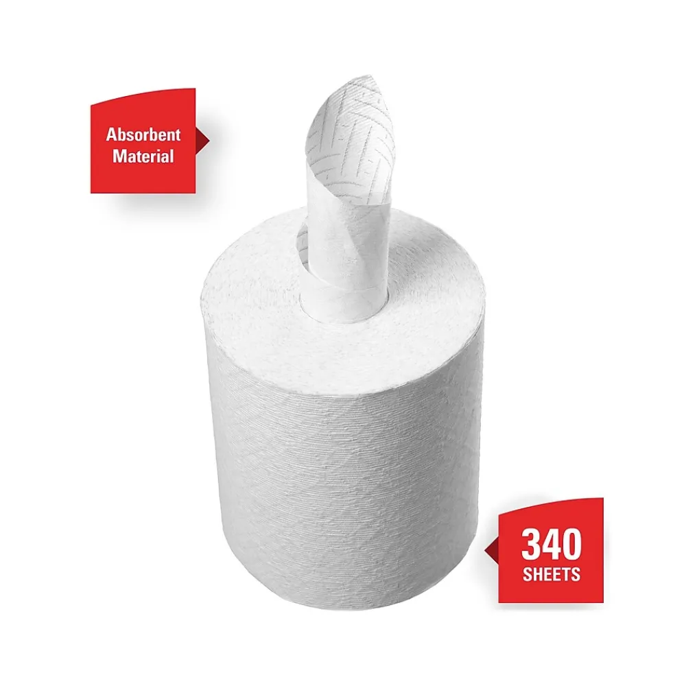 L10 Cleaning Towels, 7" x 11", White, 340 Sheets/Roll, 6 Rolls/Pack, 6/Carton (53734)<WypAll Outlet