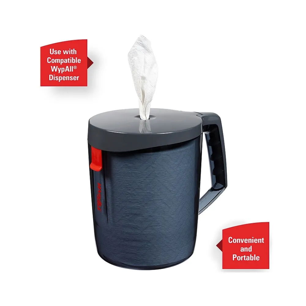 L10 Cleaning Towels, 7" x 11", White, 340 Sheets/Roll, 6 Rolls/Pack, 6/Carton (53734)<WypAll Outlet