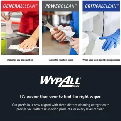 PowerClean ProScrub Fabric Cleaning Wipers, 9.5
