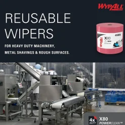 PowerClean X80 Cloth Cleaning Wipers, 16.8