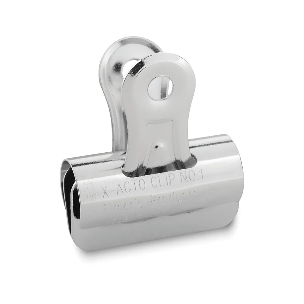 Clips & Fasteners|X-ACTO #1 Bulldog Clips, Nickel Plated, 36/Box (2001)