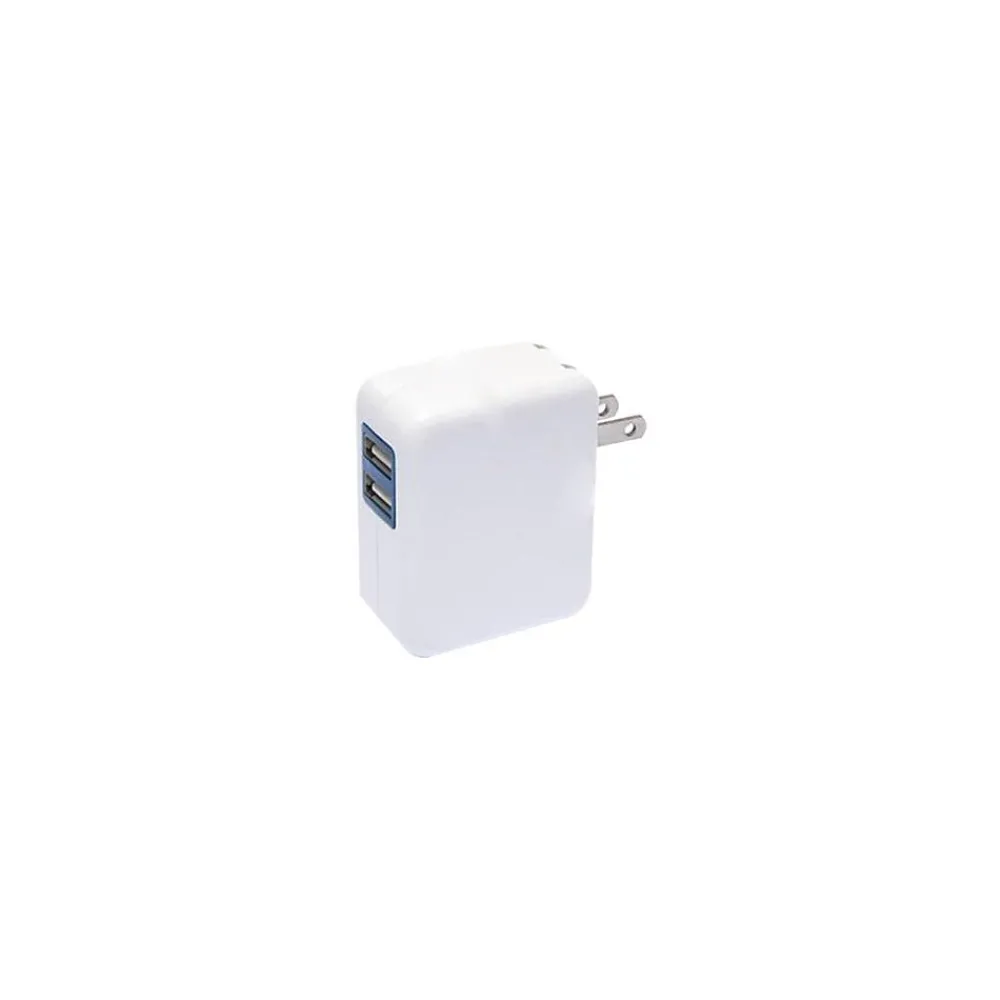 2 Port USB Wall Charger<4XEM New