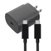 USB-C Charging Kit/Bundle for Smartphones and USB-C Compatible Devices, Black (4X25WCHARGEKIT6B)<4XEM New