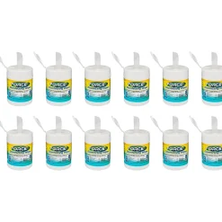 Force2 Disinfecting Wipes, 220 Wipes/Container, 12/Carton (MC7070)<2XL Corp Best