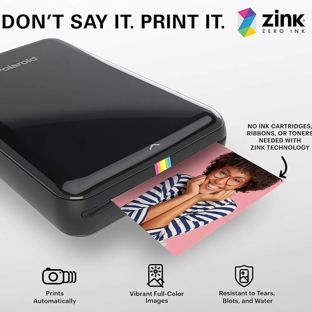 Photo Paper*Zink 2" x 3" Premium Glossy Instant Photo Paper 20 Pack Compatible with Polaroid Snap, Snap Touch & More