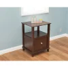 File Cabinets*Z-Line Designs Lateral File Cabinet, Letter/Legal Size, 24"H x 18.75"W x 21"D, Espresso (ZL4357-3FSU)