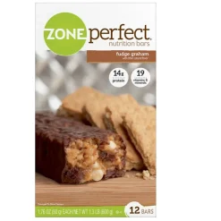 Vistar ZonePerfecrt Fudge Graham Nutrition Bar, 1.76 oz., 12 Bars/Box (EAS63259)